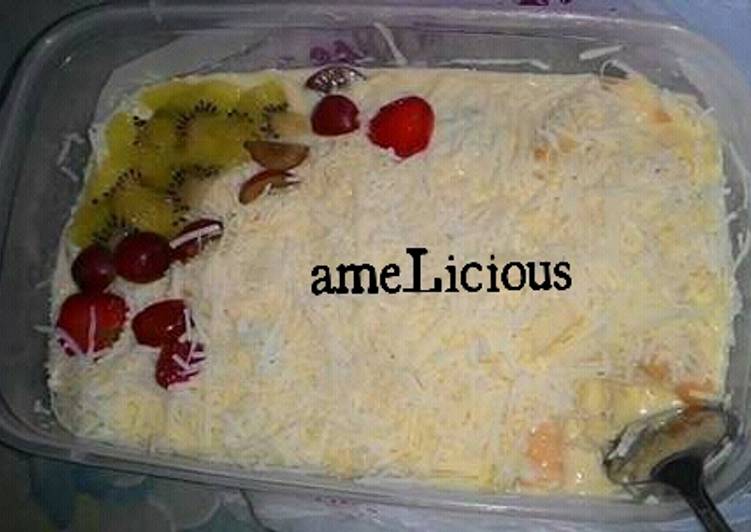 SaLbuChiz (Salad Buah with Cheese)