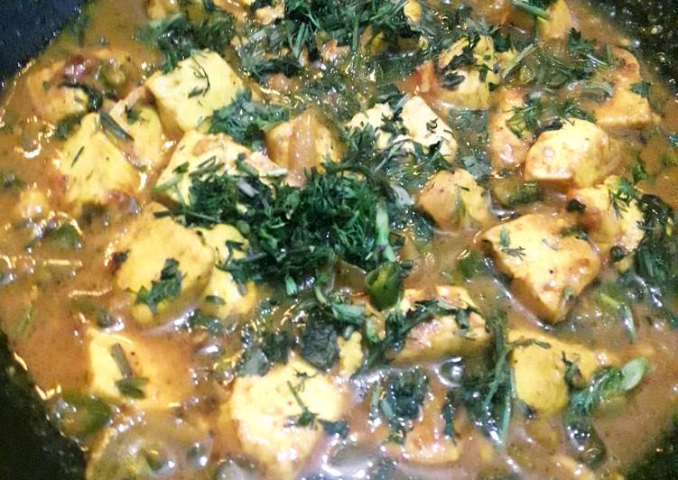 How to Prepare Any-night-of-the-week Onion Paneer ki sabji