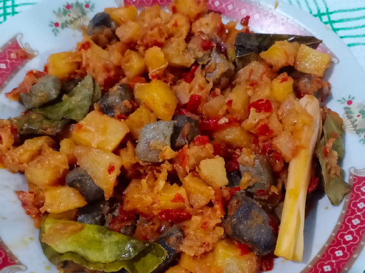 Resep Sambal Goreng Kentang Ati Sapi, Lezat