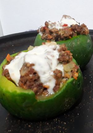 Una foto de Zapallitos rellenos