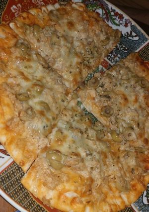 Una foto de Pizza con masa en 20 minutos 🍕