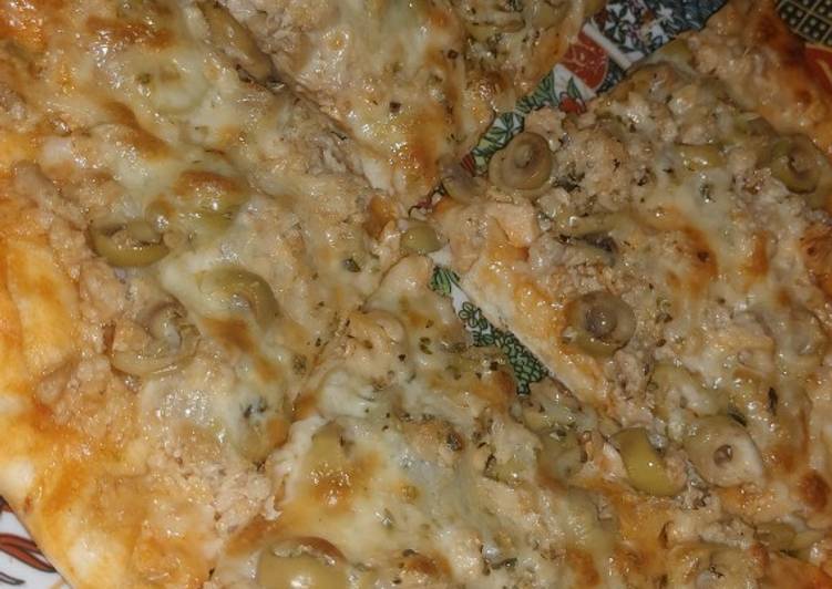 Pizza con masa en 20 minutos 🍕