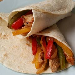 A picture of Vickys Chicken Fajitas, GF DF EF SF NF.