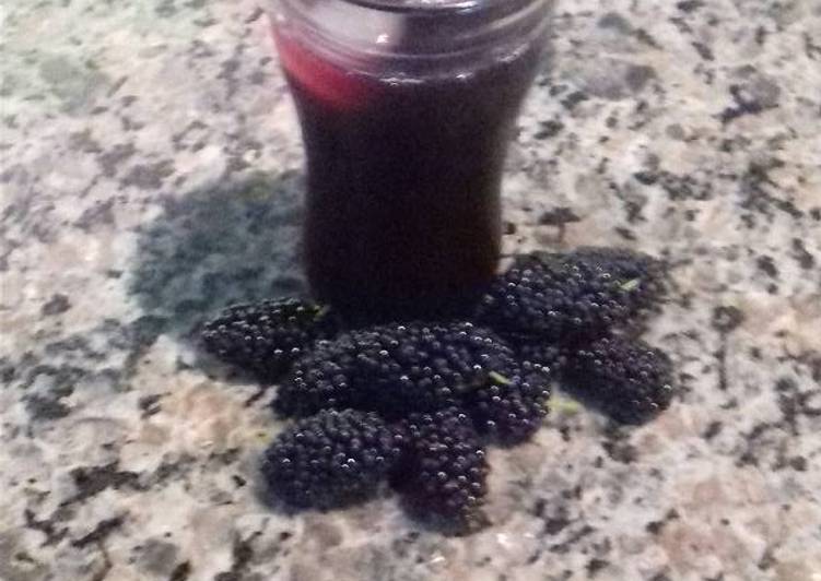 Suco de amora Receita por Rosane Faganello Zanon Cookpad