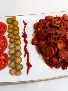 عکسی از دستور سوسیس بندری