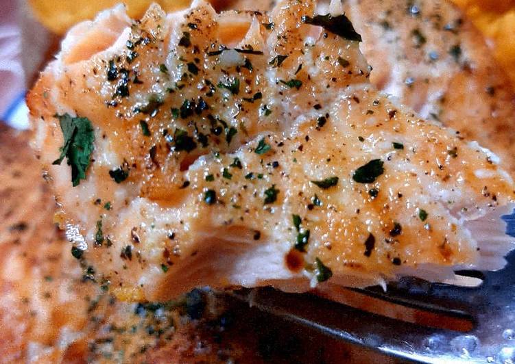 Step-by-Step Guide to Make Homemade #tRGj Fresh Salmon Ninja Foodi AF