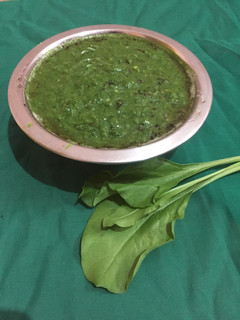 பாலக்கீரை கடையல்🍀🌱🍃 செய்முறை முக்கிய புகைப்படம்