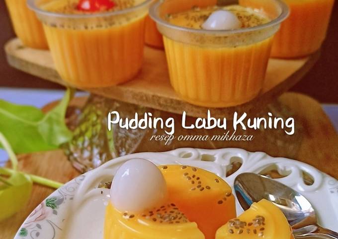 Easiest Way to Cook Yummy Pudding Labu Kuning