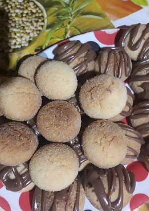 صورة لوصفة حلوى المشقق بسميد