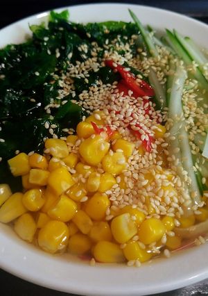 綠藻冷麵 的食譜成品照片