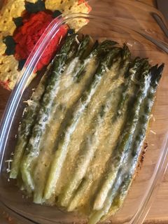 Gratinierter Grüner Spargel Rezepthauptbild