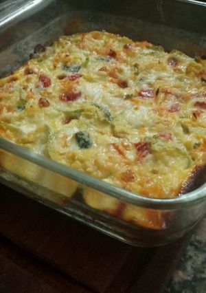 Una foto de Budín de zapallitos