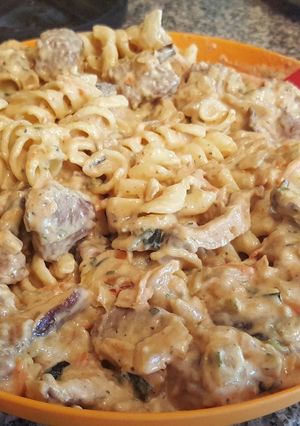 A picture of Beef Stroganoff.
