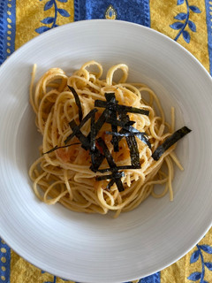 A picture of Cod Roe Pasta (Mentaiko Pasta) 🐟🍝.