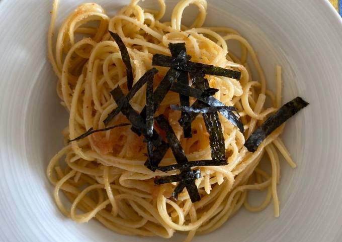 Recipe of Original Cod Roe Pasta (Mentaiko Pasta) for Dinner Food