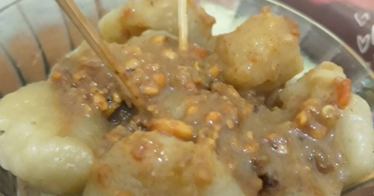 Resep Cilok bumbu kacang oleh shinta amelya - Cookpad