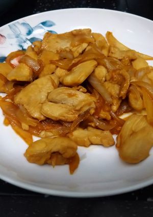 糖炒雞肉 的食譜成品照片