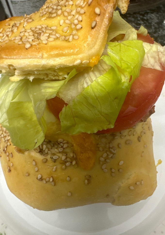 Una foto de 614. Pan-hamburguesa (principal carne)