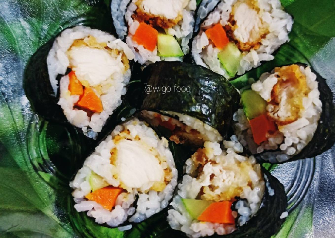 Sushi chicken katsu