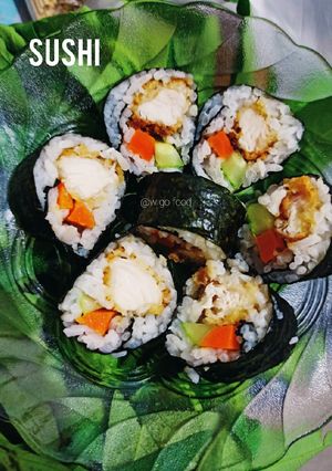 Foto resep Sushi chicken katsu