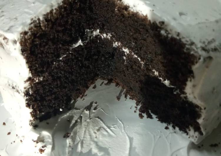 Steps to Make Quick Chocolate caramel coffee cake