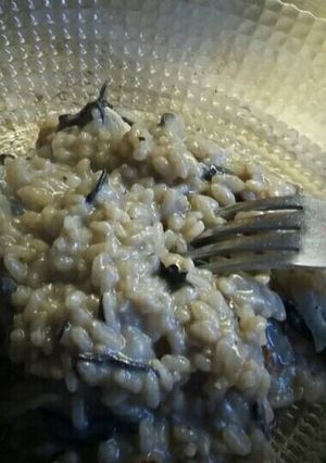 Una foto de Arroz con boletus