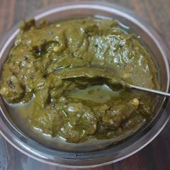 A picture of Gongura Chutney(pitwaa chutney).