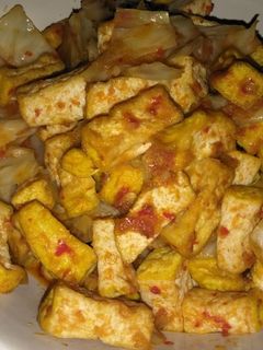Foto resep Tumis Tahu Kuning dan Kol