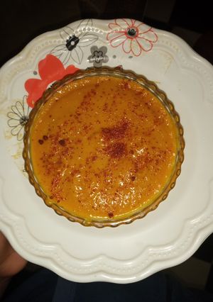 A picture of Pumpkin soup.