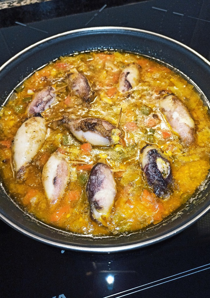 Una foto de Chipirones rellenos
