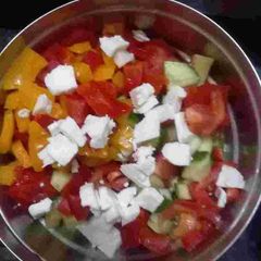 A picture of Capsicum vegies salad.