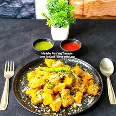 A picture of Bottle Gourd Muthiya - Lauki-Doodhi Muthiya - Travel Snacks - School Office Lunch Box Pack.
