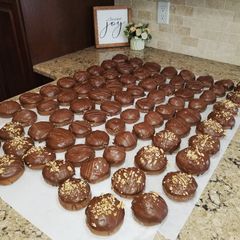 A picture of Double Chocolate Mazapan Rolls.