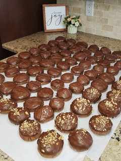 A picture of Double Chocolate Mazapan Rolls.