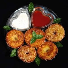 A picture of Potato Donuts.