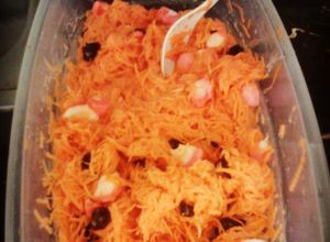 Una foto de Ensalada fiesta de zanahoria