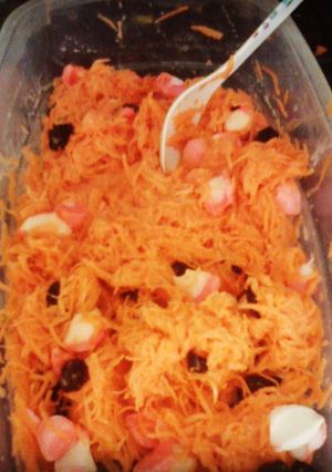 Una foto de Ensalada fiesta de zanahoria
