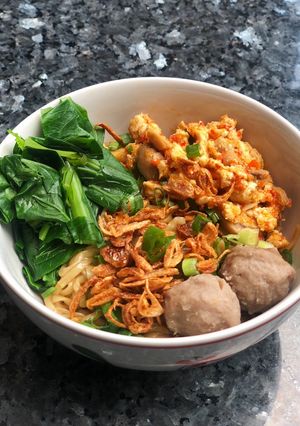 Foto resep Mie ayam jamur rica