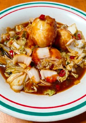 Foto resep Telur sawi saos tiram