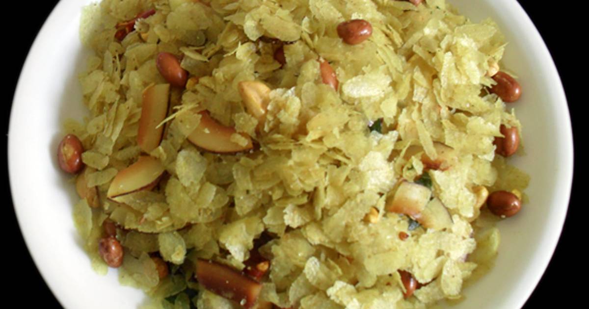 Chiwda With Thin Flattened Rice Recipe by Dipti Joshi - Cookpad