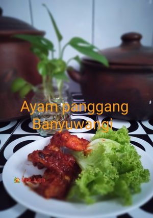 Foto resep Ayam panggang Banyuwangi #weekendchallege💃
