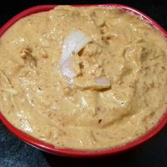 A picture of Chintapandu pachadi/ tamarind and peanut pachadi(Andhra food).