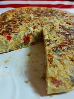 Una foto de Tortilla de verdura