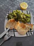 Brócoli y filetes de pollo