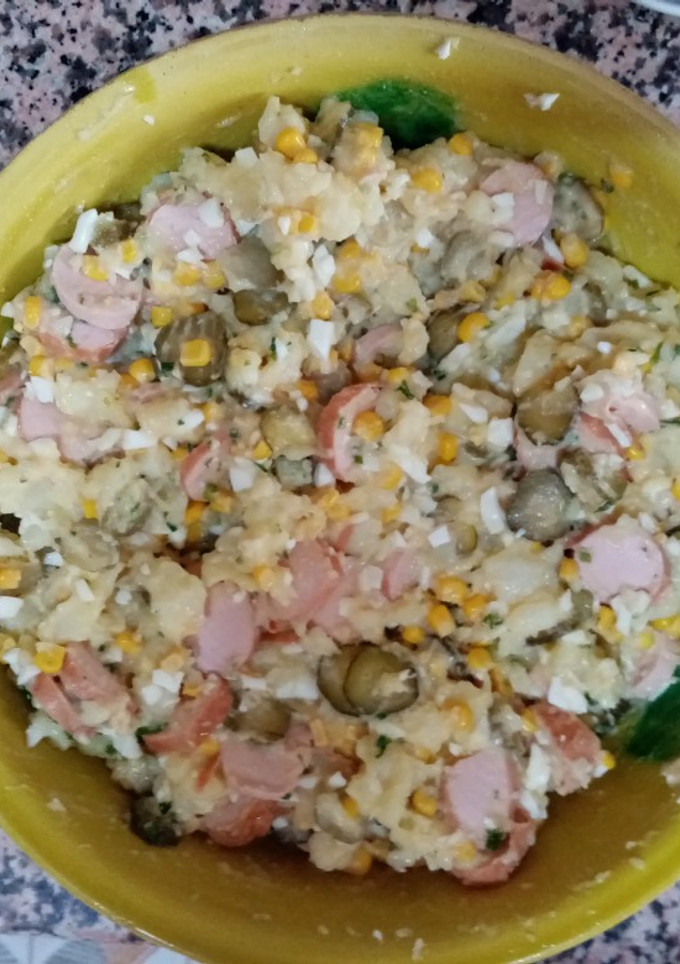 Una foto de Ensalada alemana a mi manera 🇩🇪