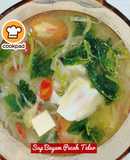 👩‍🍳Sup Bayam Pecah Telur