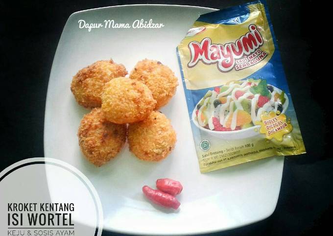 Resep Kroket Kentang Isi Wortel Keju And Sosis Ayam Oleh Dapur Mama