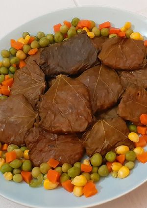 عکسی از دستور دلمه برگ مو