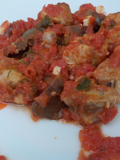 Una foto de Sofrito de carne con tomate