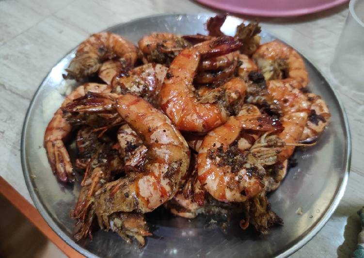 Grill udang butter